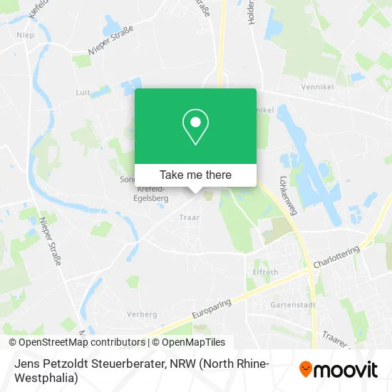 Карта Jens Petzoldt Steuerberater