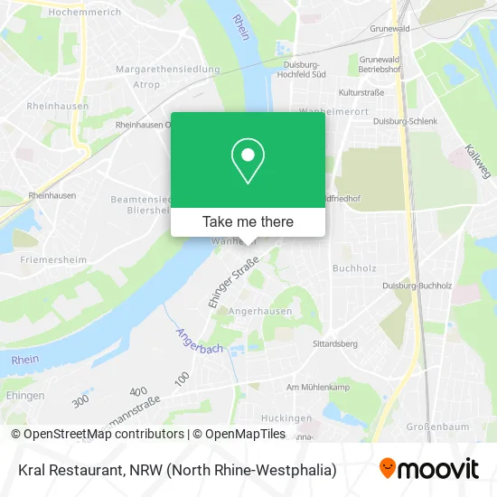 Карта Kral Restaurant