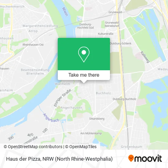 Карта Haus der Pizza