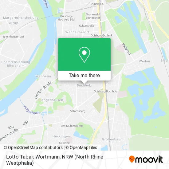 Lotto Tabak Wortmann map