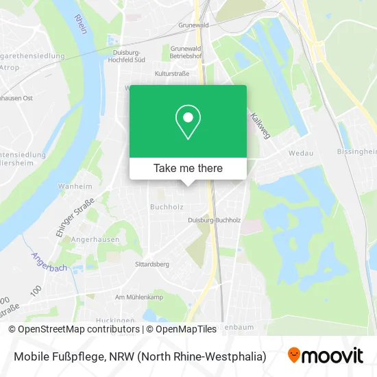 Карта Mobile Fußpflege