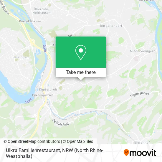 Ulkra Familienrestaurant map