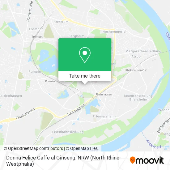 Карта Donna Felice Caffe al Ginseng