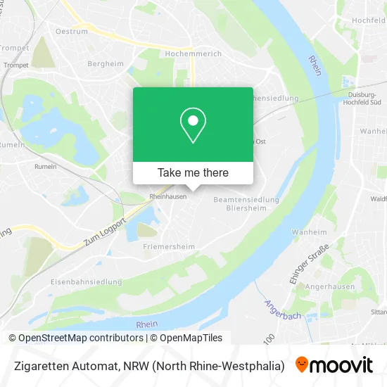 Карта Zigaretten Automat