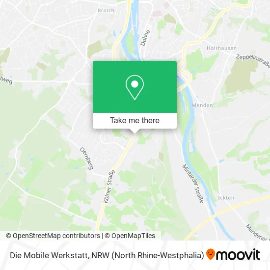 Карта Die Mobile Werkstatt