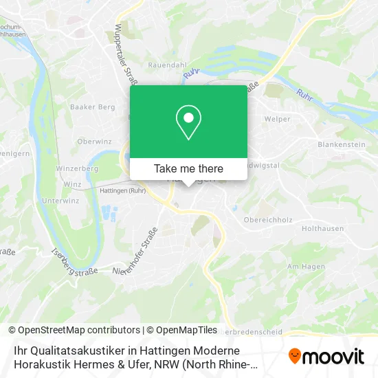 Карта Ihr Qualitatsakustiker in Hattingen Moderne Horakustik Hermes & Ufer