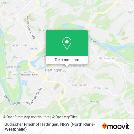 Jüdischer Friedhof Hattingen map
