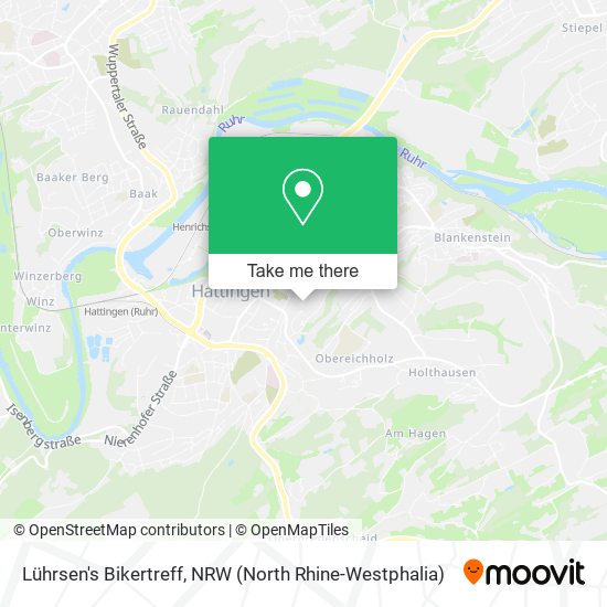 Lührsen's Bikertreff map