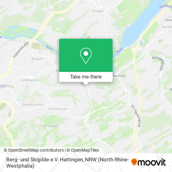 Карта Berg- und Skigilde e.V. Hattingen