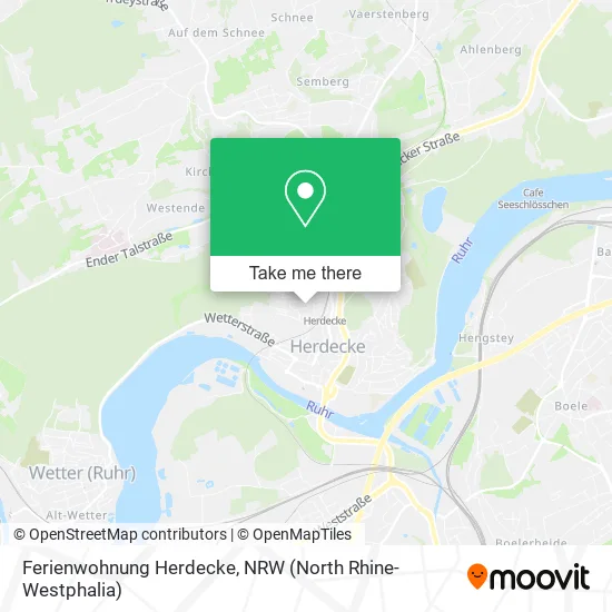 Карта Ferienwohnung Herdecke