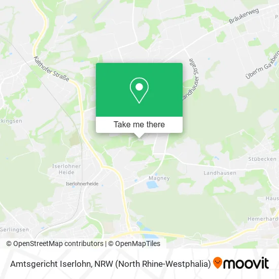 Карта Amtsgericht Iserlohn