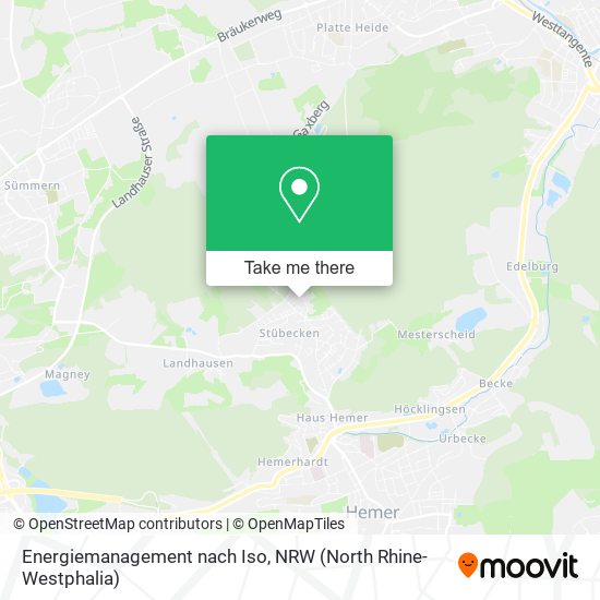 Energiemanagement nach Iso map