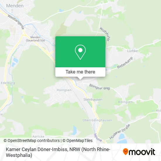 Карта Kamer Ceylan Döner-Imbiss