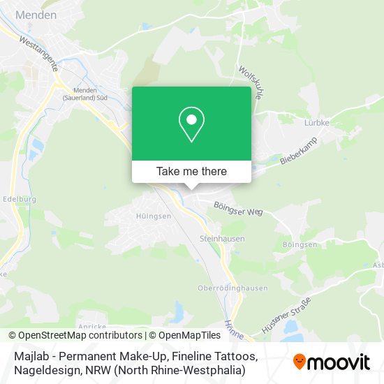 Majlab - Permanent Make-Up, Fineline Tattoos, Nageldesign map