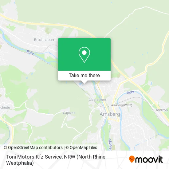 Карта Toni Motors Kfz-Service