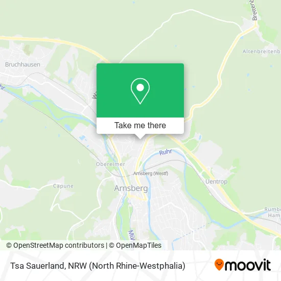 Карта Tsa Sauerland