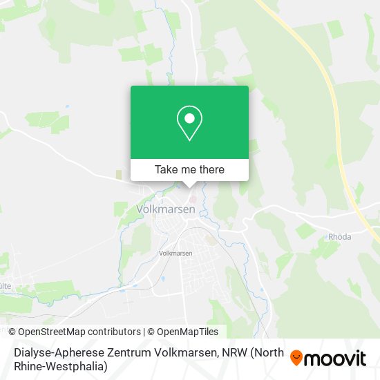 Dialyse-Apherese Zentrum Volkmarsen map