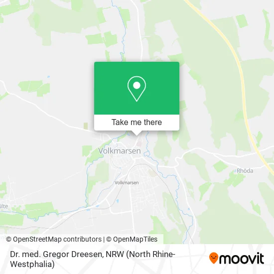 Карта Dr. med. Gregor Dreesen