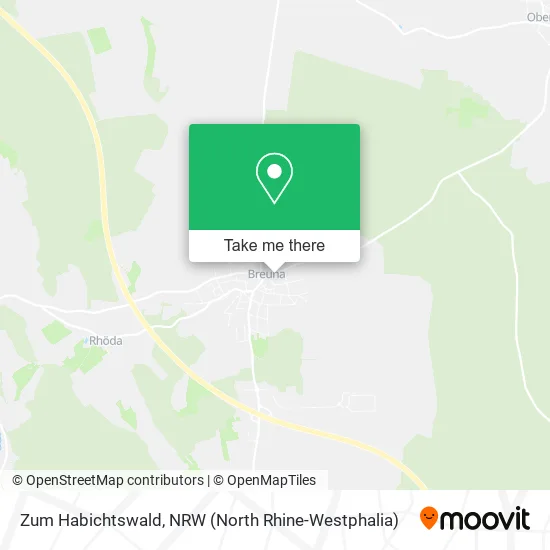 Карта Zum Habichtswald