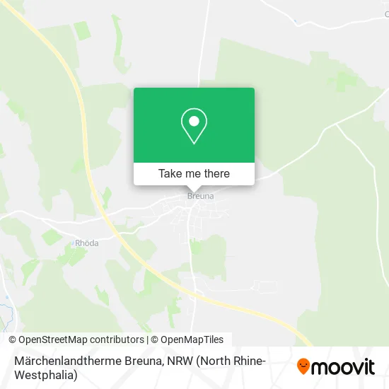 Карта Märchenlandtherme Breuna