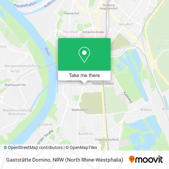 Карта Gaststätte Domino