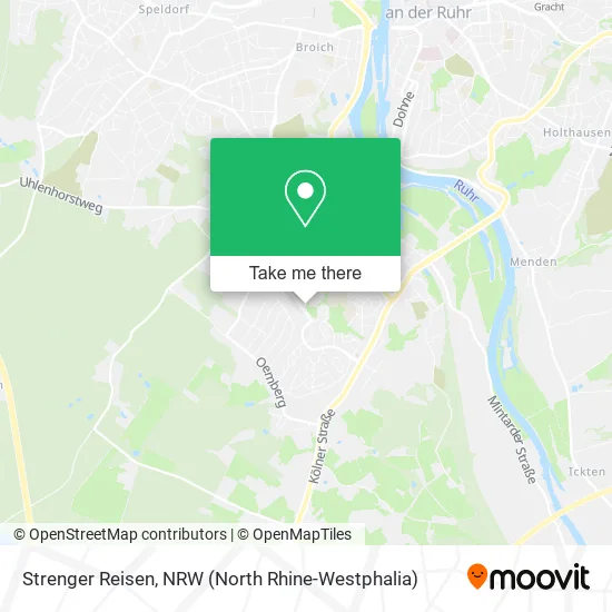 Карта Strenger Reisen