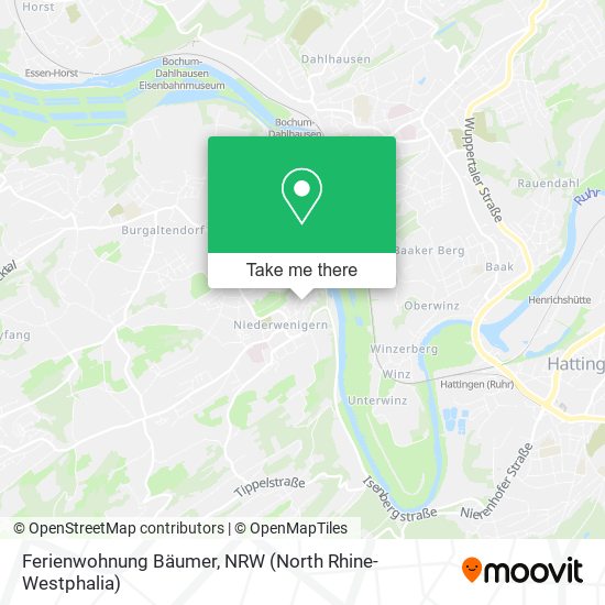 Ferienwohnung Bäumer map