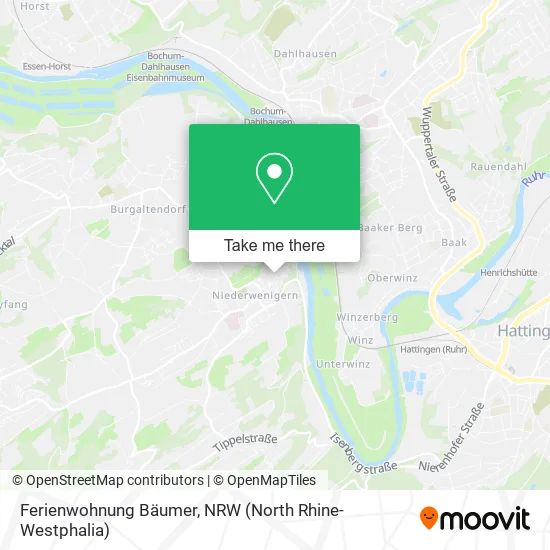 Ferienwohnung Bäumer map