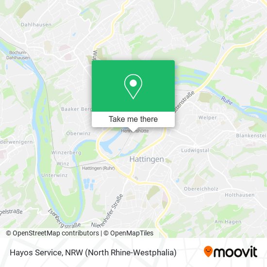 Hayos Service map