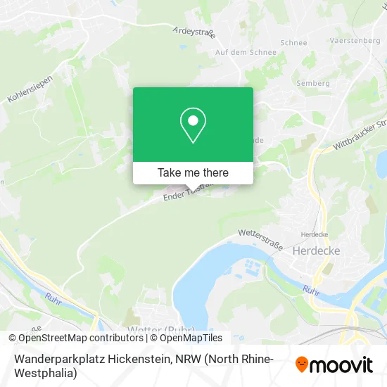 Карта Wanderparkplatz Hickenstein