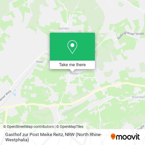 Карта Gasthof zur Post Meike Reitz