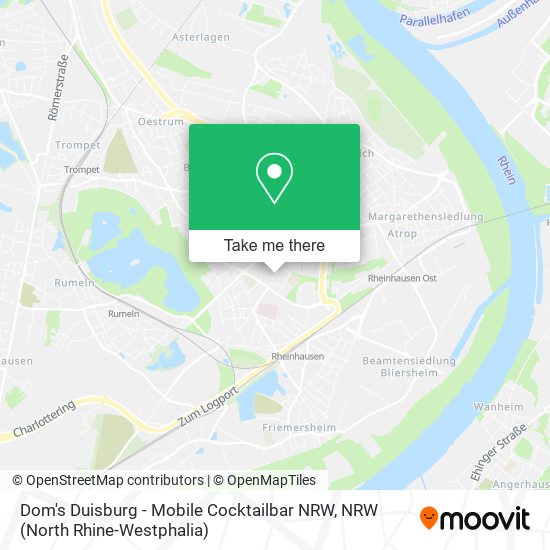 Dom's Duisburg - Mobile Cocktailbar NRW map