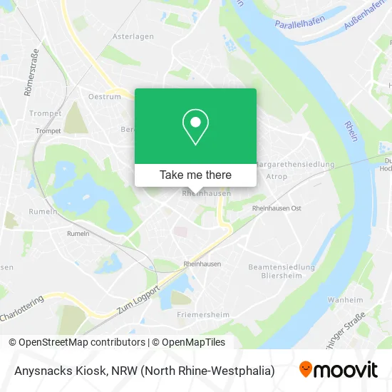 Карта Anysnacks Kiosk