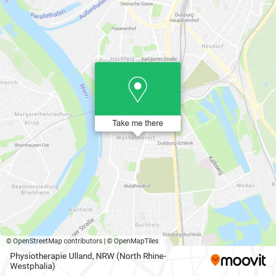 Карта Physiotherapie Ulland