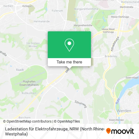 Карта Ladestation für Elektrofahrzeuge