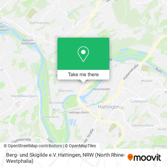Карта Berg- und Skigilde e.V. Hattingen