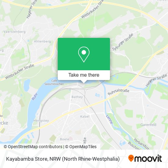 Kayabamba Store map