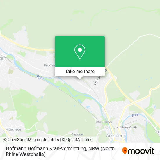 Hofmann Hofmann Kran-Vermietung map