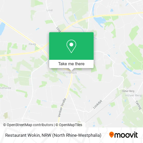 Restaurant Wokin map