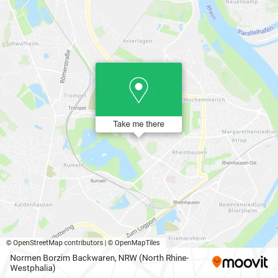 Карта Normen Borzim Backwaren