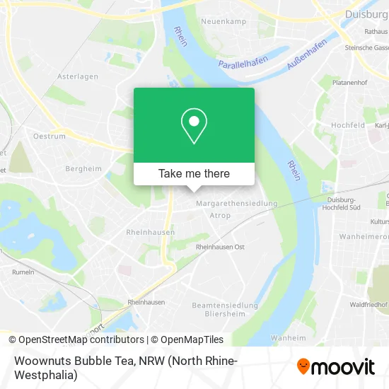 Карта Woownuts Bubble Tea
