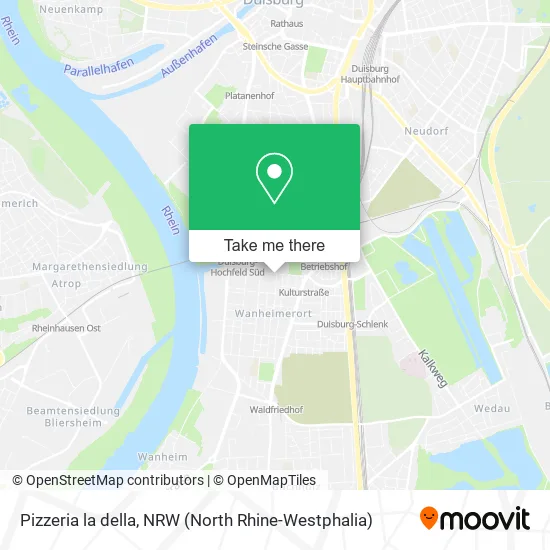 Pizzeria la della map