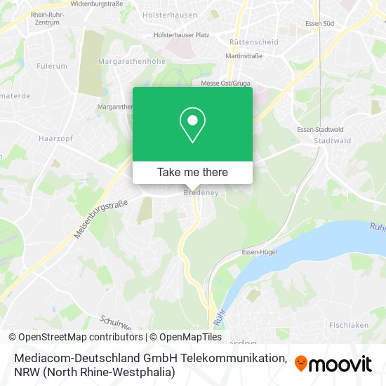 Mediacom-Deutschland GmbH Telekommunikation map