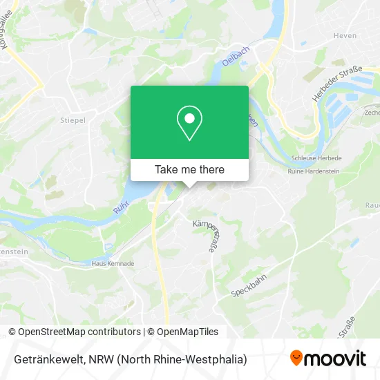 Карта Getränkewelt