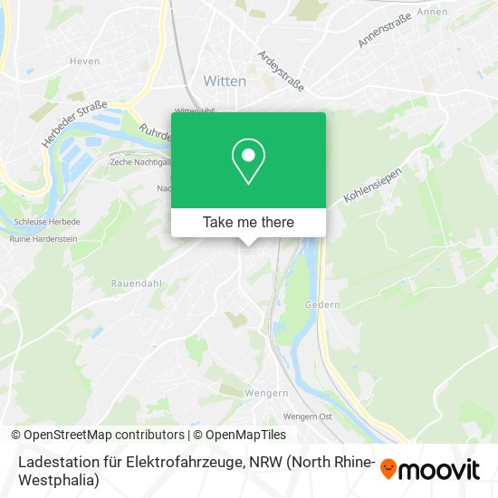 Ladestation für Elektrofahrzeuge map
