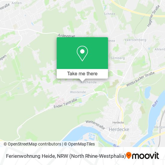 Ferienwohnung Heide map