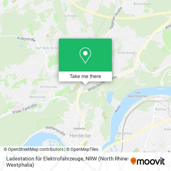 Ladestation für Elektrofahrzeuge map