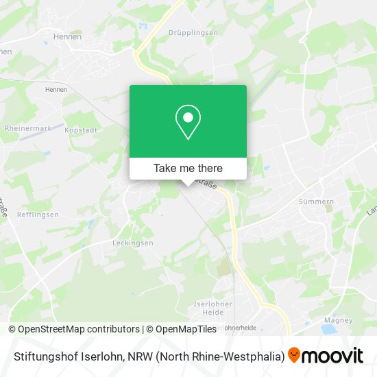 Stiftungshof Iserlohn map