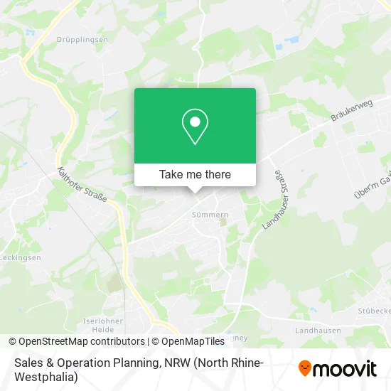 Карта Sales & Operation Planning