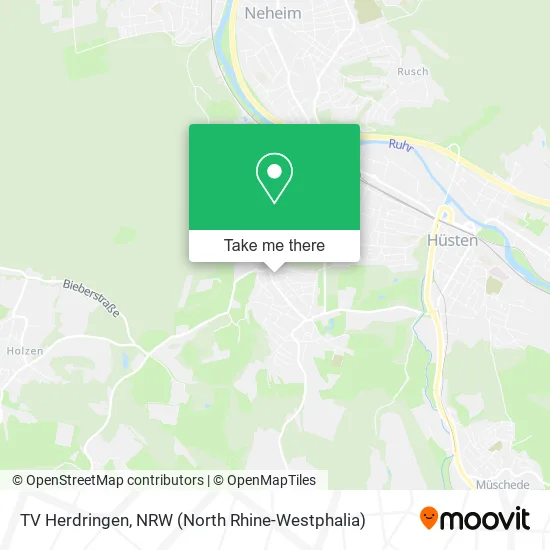 TV Herdringen map